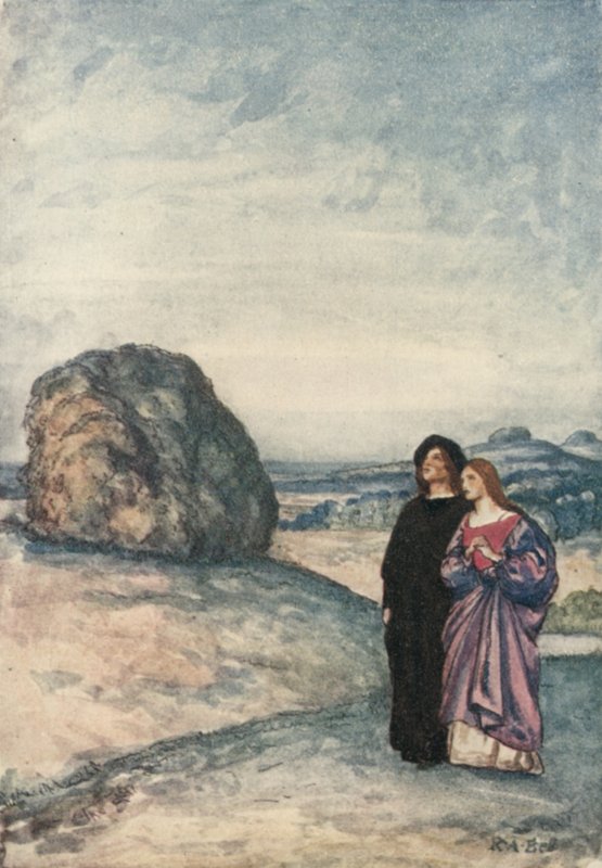 Aan een Leeuwerik door Percy Bysshe Shelley door Robert Anning Bell