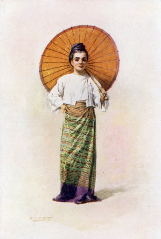 Ma-Hla-Byu (Miss Mooi en Eerlijk) door Robert George Talbot Kelly