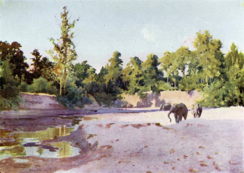 Op de Kyouk-mee-Choung door Robert George Talbot Kelly