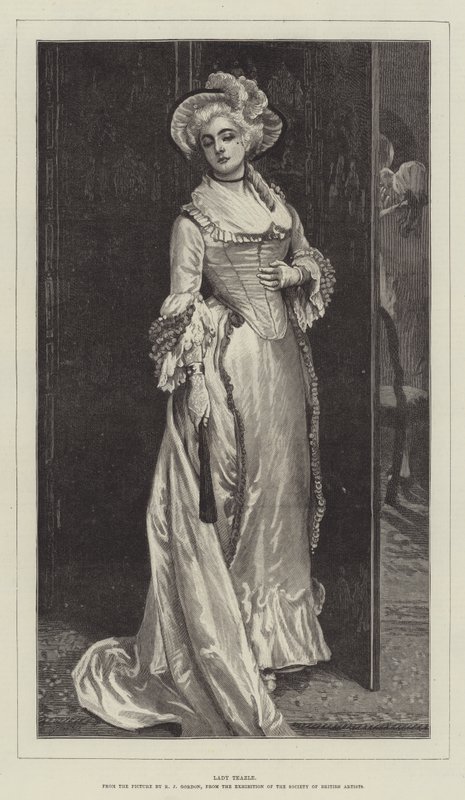 Lady Teazle door Robert James Gordon
