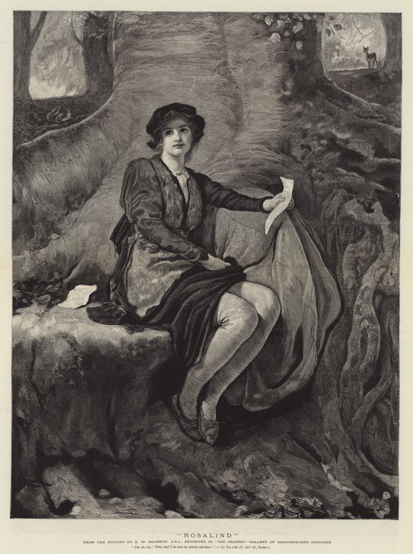 Rosalind door Robert Walker Macbeth