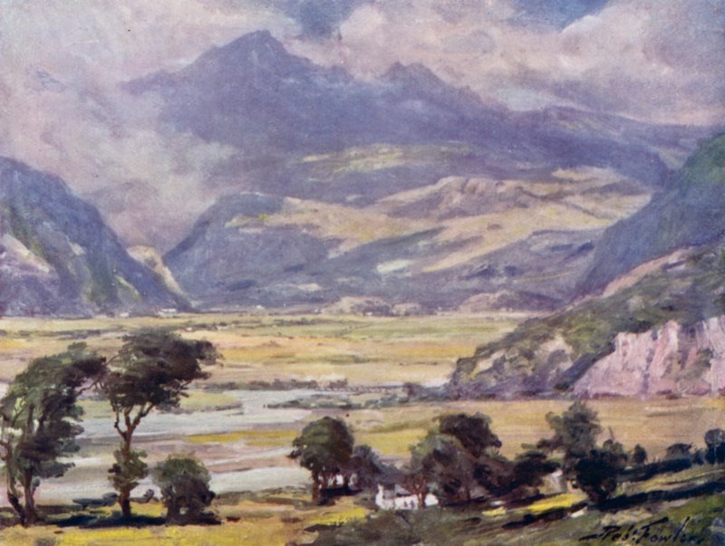 Snowdon vanaf Traeth Mawr door Robert (after) Fowler
