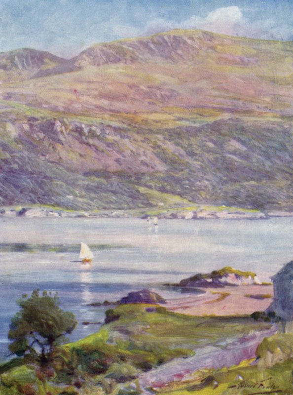 Zonnige Middag, Cardigan Bay door Robert (after) Fowler