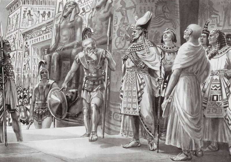 Agesilaus in Egypte door Robert Ambrose Dudley