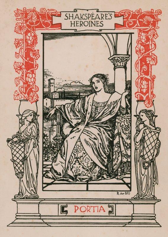 Portia, Koopman van Venetië door Robert Anning Bell
