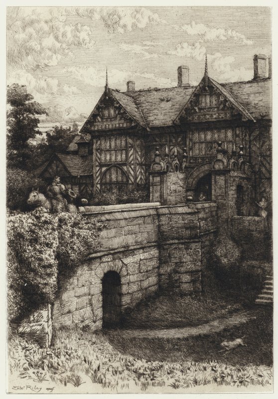 Speke Hall door Robert Kent (after) Thomas