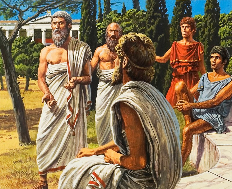 De filosoof Plato door Roger Payne