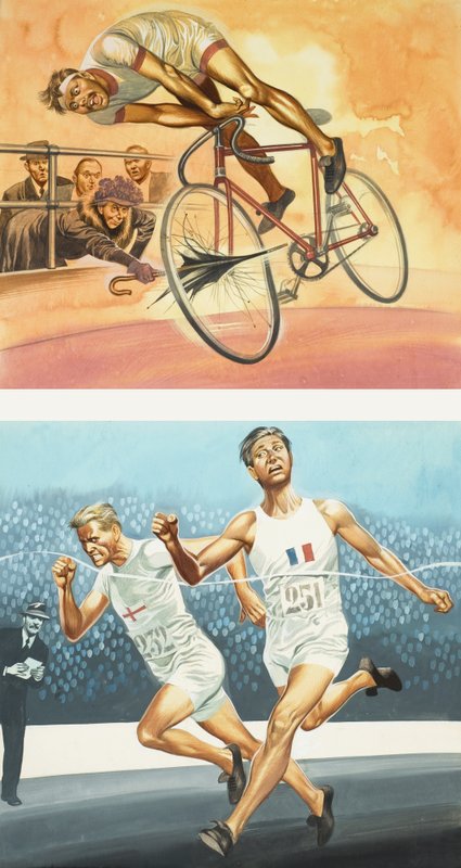 Sporters door Ron Embleton