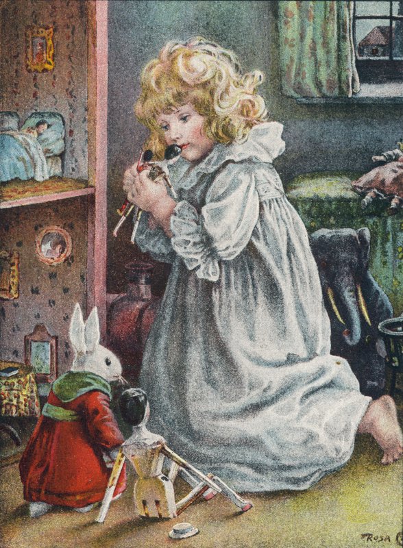 Poppenbedtijd door Rosa Clementina Petherick