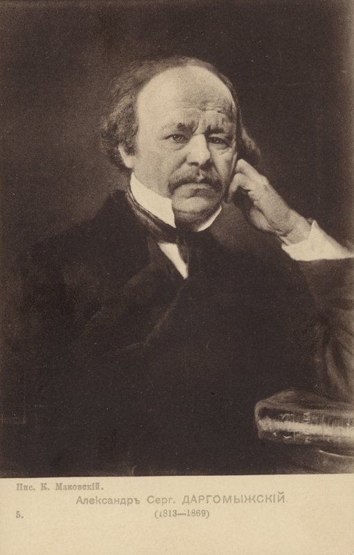 Alexander Sergejevitsj Dargomyzjski, Russische componist (1813-1869) door Russian School
