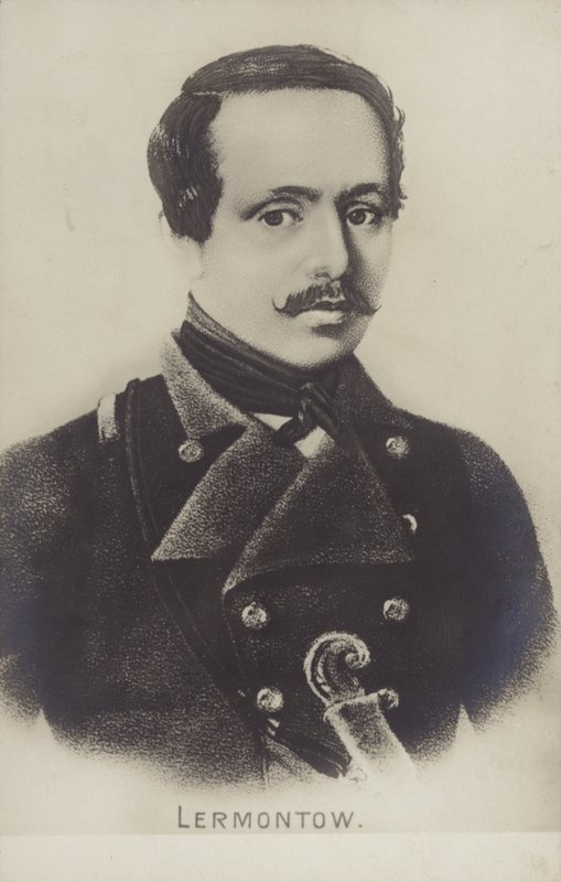 Mikhail Lermontov door Russian School