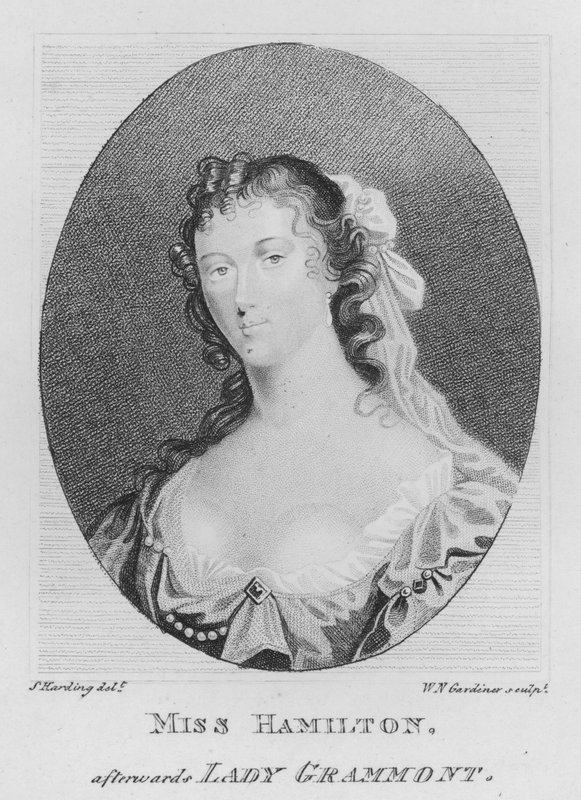 Miss Hamilton, later Lady Grammont door S. (after) Harding