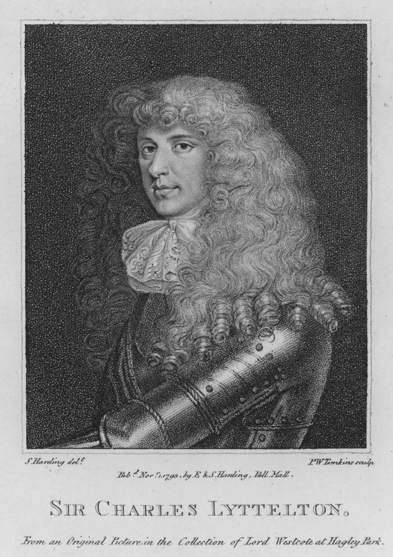 Sir Charles Lyttelton door S. (after) Harding