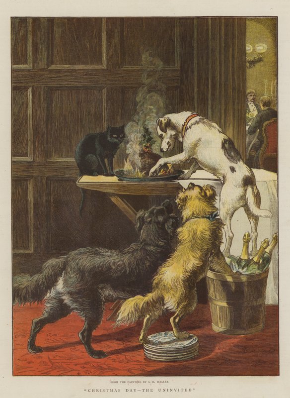Eerste Kerstdag, de Onuitgenodigde door Samuel Edmund Waller