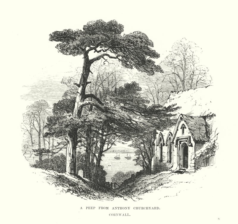 Een Glimp vanuit Anthony Kerkhof, Cornwall door Samuel Read