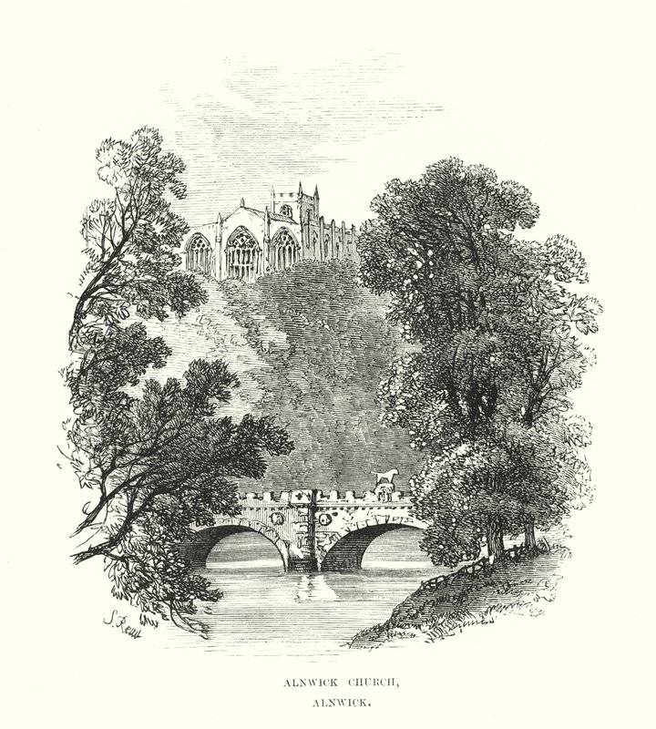 Alnwick Kerk, Alnwick door Samuel Read