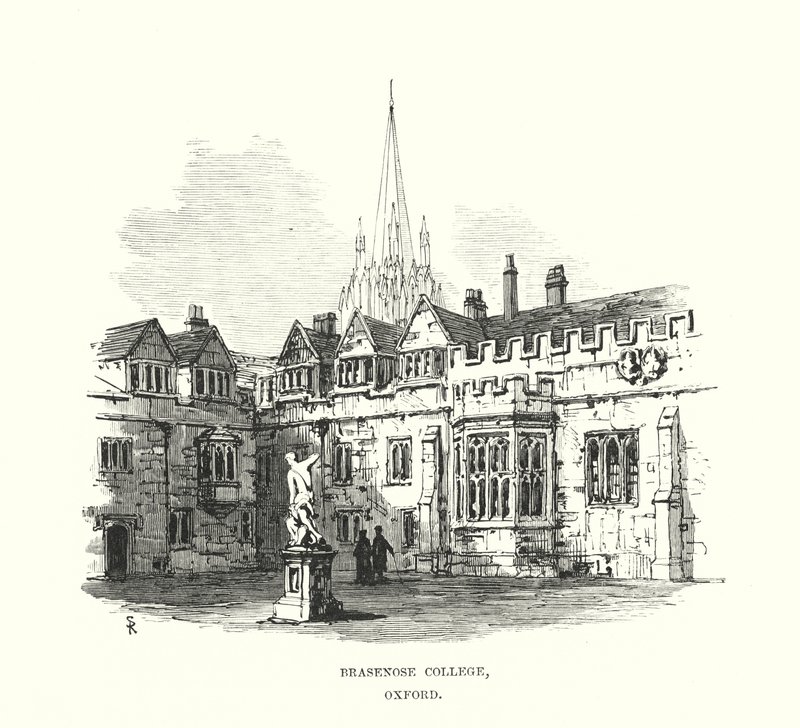 Brasenose College, Oxford door Samuel Read