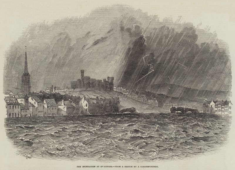 De Overstroming in Inverness door Samuel Read