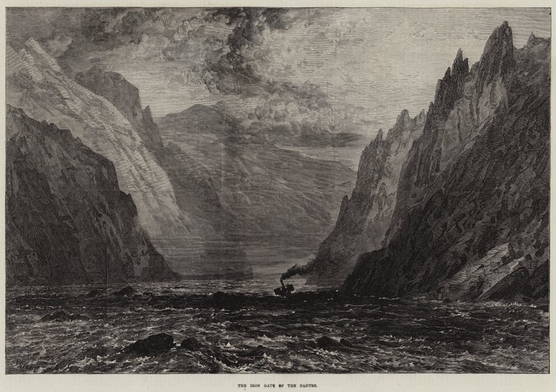 De IJzeren Poort van de Donau door Samuel Read