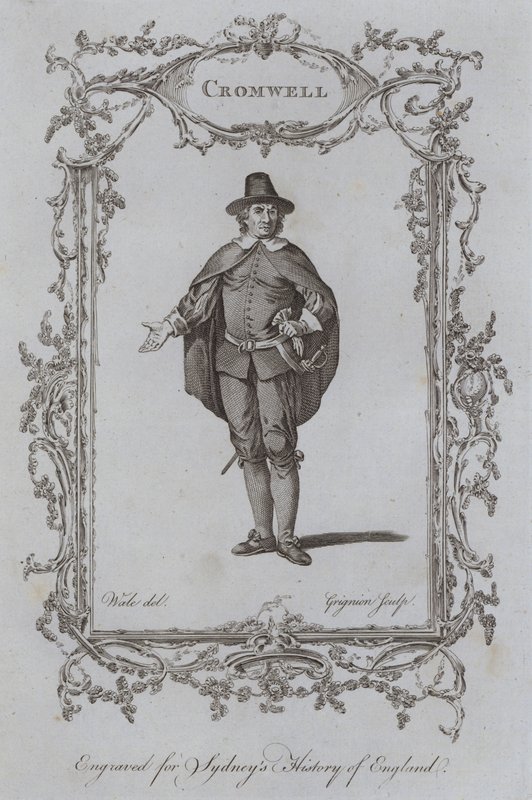 Cromwell (gravure) door Samuel (after) Wale