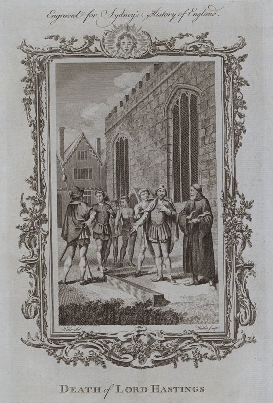 De dood van Lord Hastings door Samuel (after) Wale