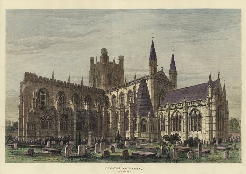 Kathedraal van Chester door Samuel Read