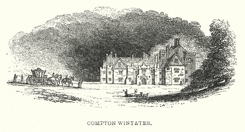 Compton Winyates (gravure) door Samuel Williams