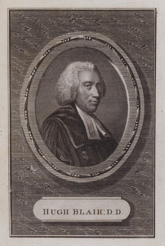 Hugh Blair, Schotse geestelijke (gravure) door Scottish School
