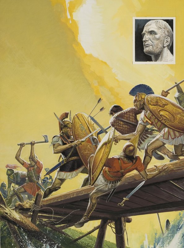 Geboorte van het Romeinse Rijk door Severino Baraldi