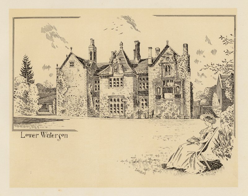 Dorset: Lower Waterson door Sidney Heath