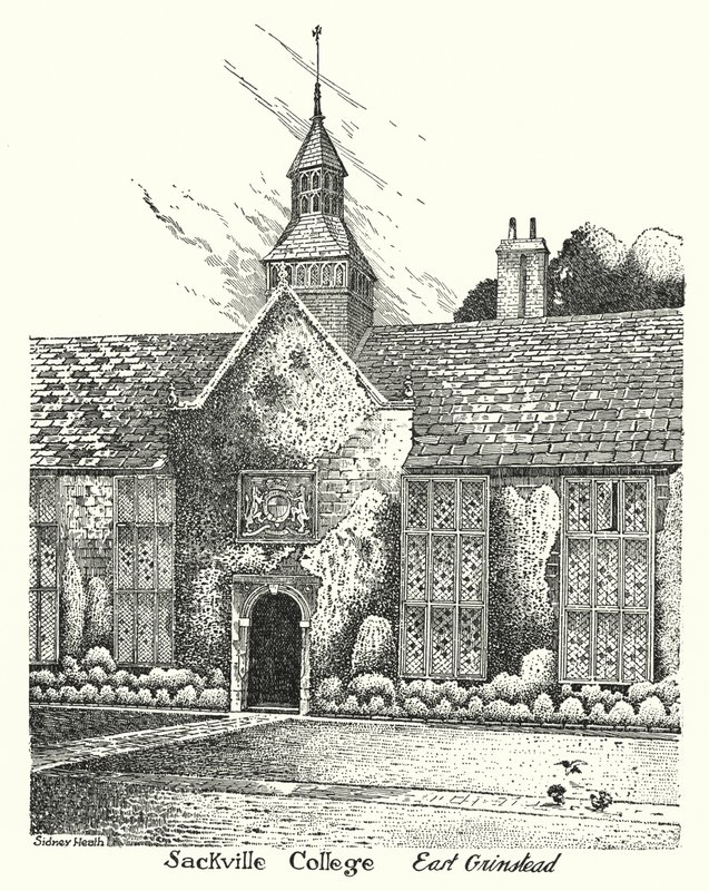 Sackville College, East Grinstead door Sidney Heath