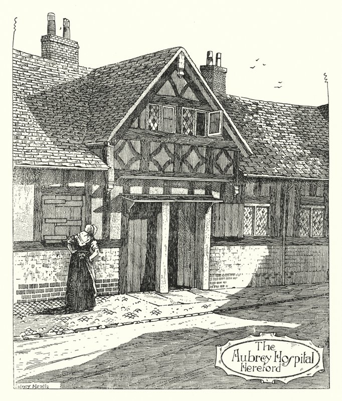 Het Aubrey Hospital, Hereford door Sidney Heath