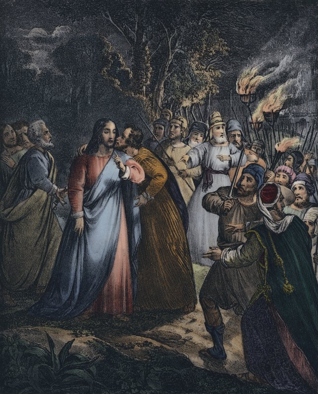 Judas verraadt zijn meester door Siegfried Detler Bendixen