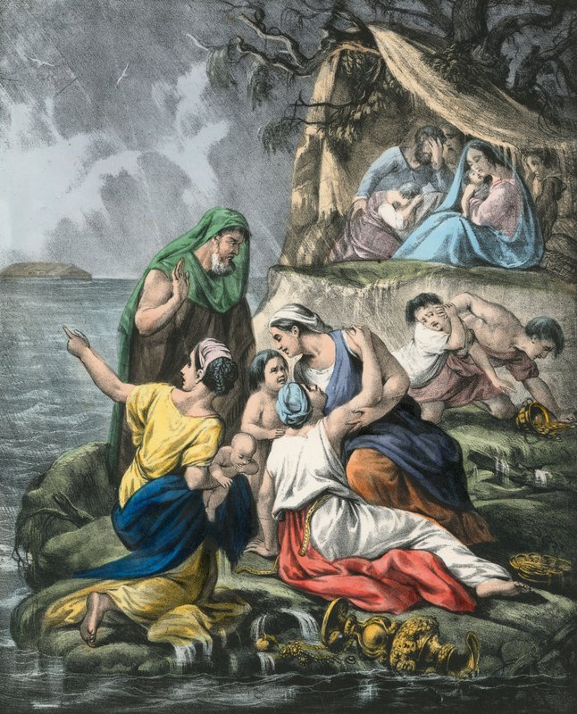 De Zondvloed door Siegfried Detler Bendixen