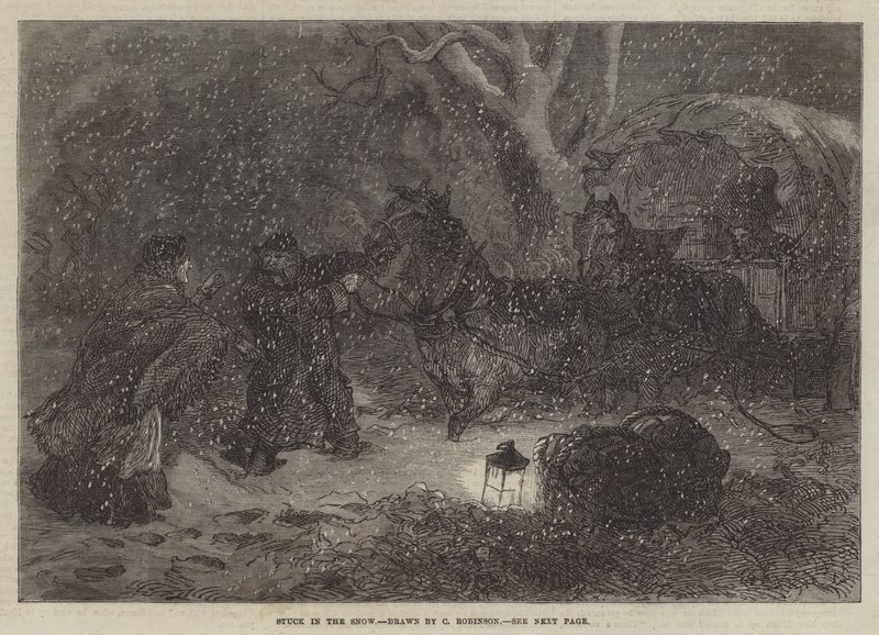 Vast in de Sneeuw door Sir John Charles Robinson