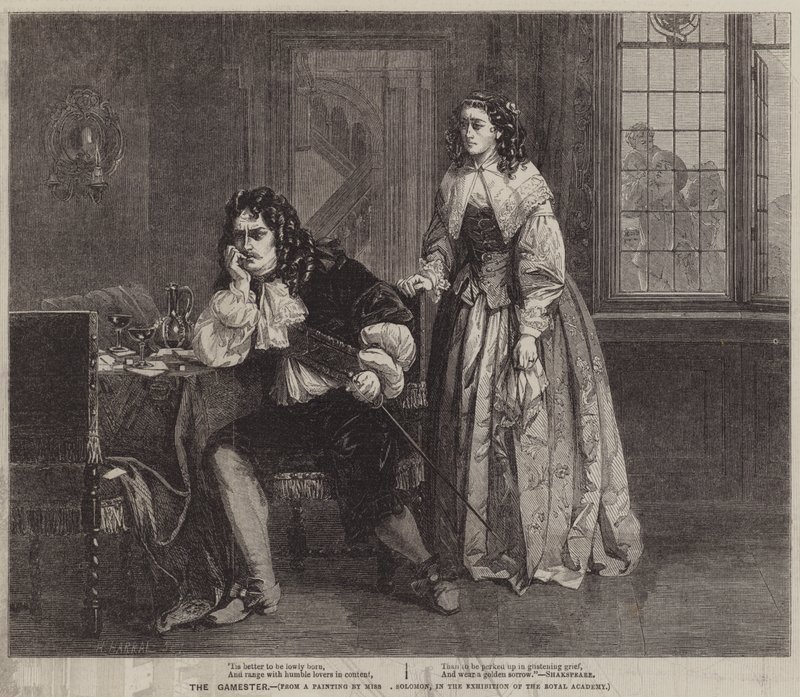 De Speler door Solomon Joseph Solomon