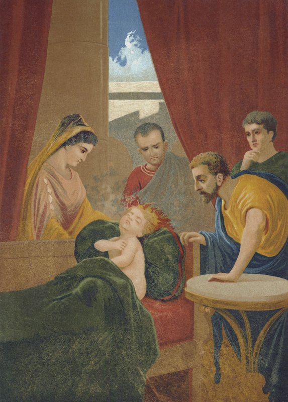 Servius Tullius, legendarische zesde koning van Rome door Spanish School