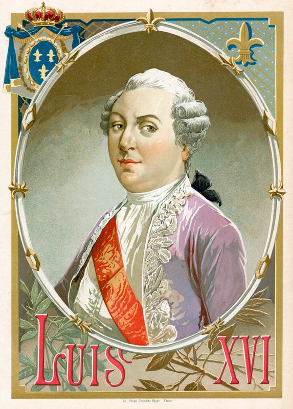 Koning Lodewijk XVI van Frankrijk door Spanish School