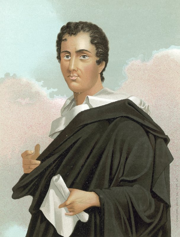 Lord Byron door Spanish School