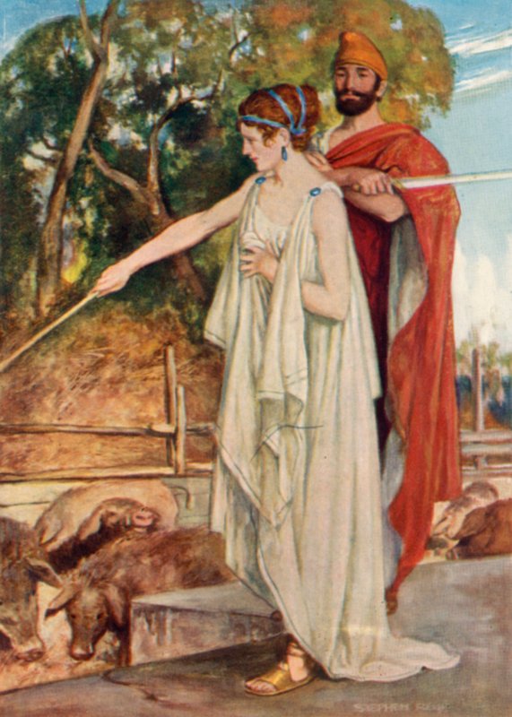 Ulysses en Circe door Stephen Reid