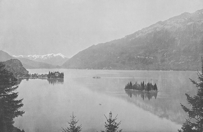 Iseltwald, Meer van Brienz door Swiss Photographer