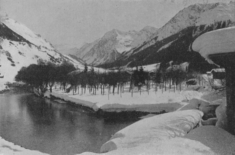 Winterlandschap in Klosters, Graubünden door Swiss Photographer