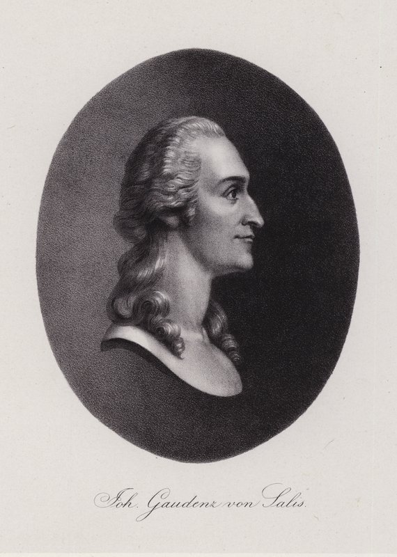 Johann Gaudenz von Salis-Seewis, Zwitserse dichter door Swiss School