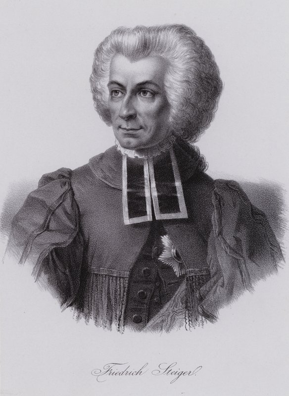 Niklaus Friedrich von Steiger, Zwitserse politicus door Swiss School