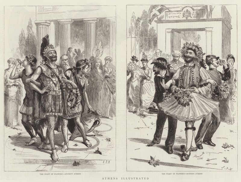 Athene geïllustreerd door Sydney Prior Hall