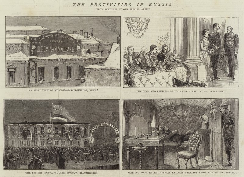 De Festiviteiten in Rusland door Sydney Prior Hall