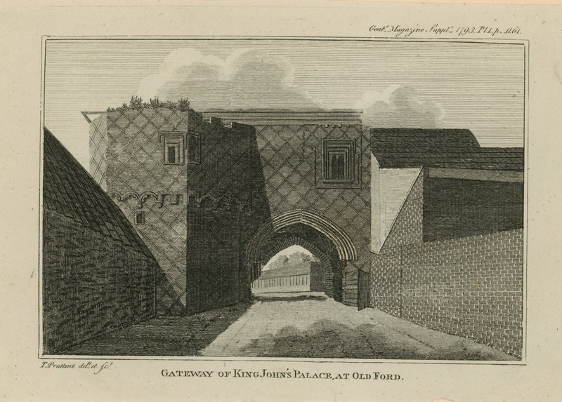 Poort van het Paleis van Koning Jan door T. Prattent