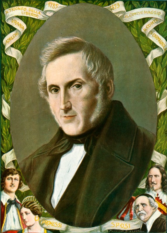 Alessandro Manzoni door Tancredi Scarpelli
