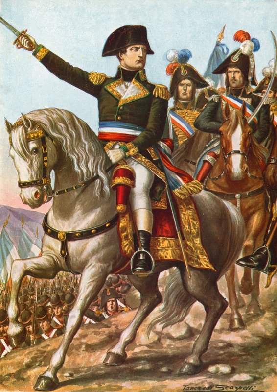 Napoleon in de eerste Italiaanse campagne, 1796 door Tancredi Scarpelli