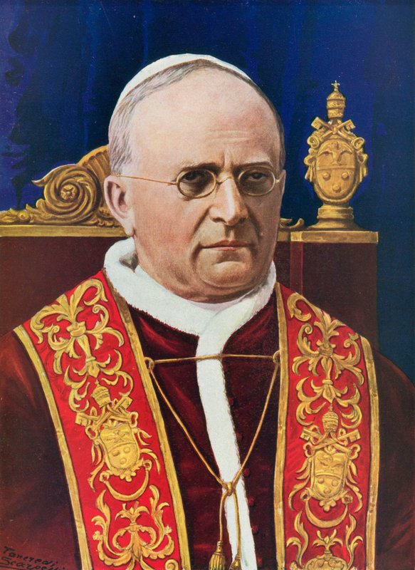 Paus Pius XI door Tancredi Scarpelli